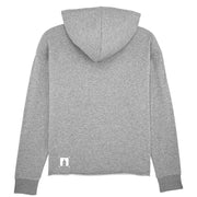 plankenstoff: Cropped Hoodie / girl / grau