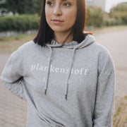 plankenstoff: Cropped Hoodie / girl / grau