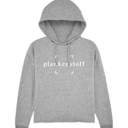 plankenstoff: Cropped Hoodie / girl / grau